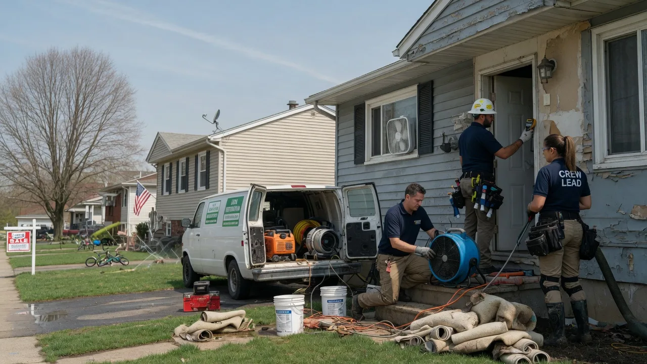 Flood Cleanup in Blackwood, NJ near me